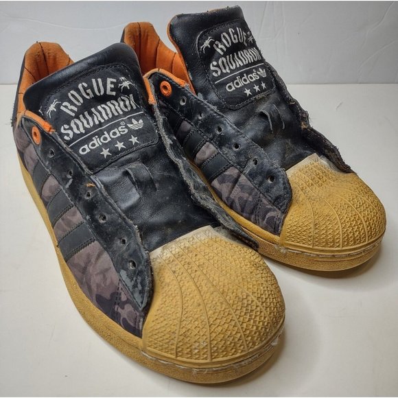 Adidas X Star Wars Rogue Squadron Sneakers Shoes Superstar Trainers Men's Size 8 - Picture 1 of 12